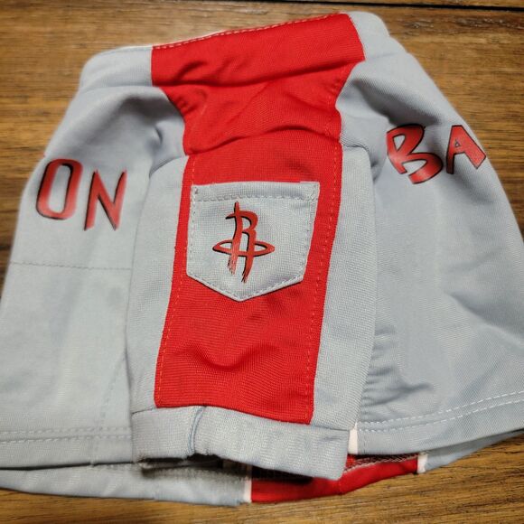 BAB Build A Bear Workshop Houston Rockets Basketball Jacket & Shorts - NWT - Picture 2 of 8